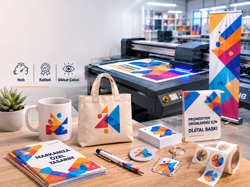 Reklam ve Promosyon Ürünlerinde Dijital Baskının Kullanım Alanları